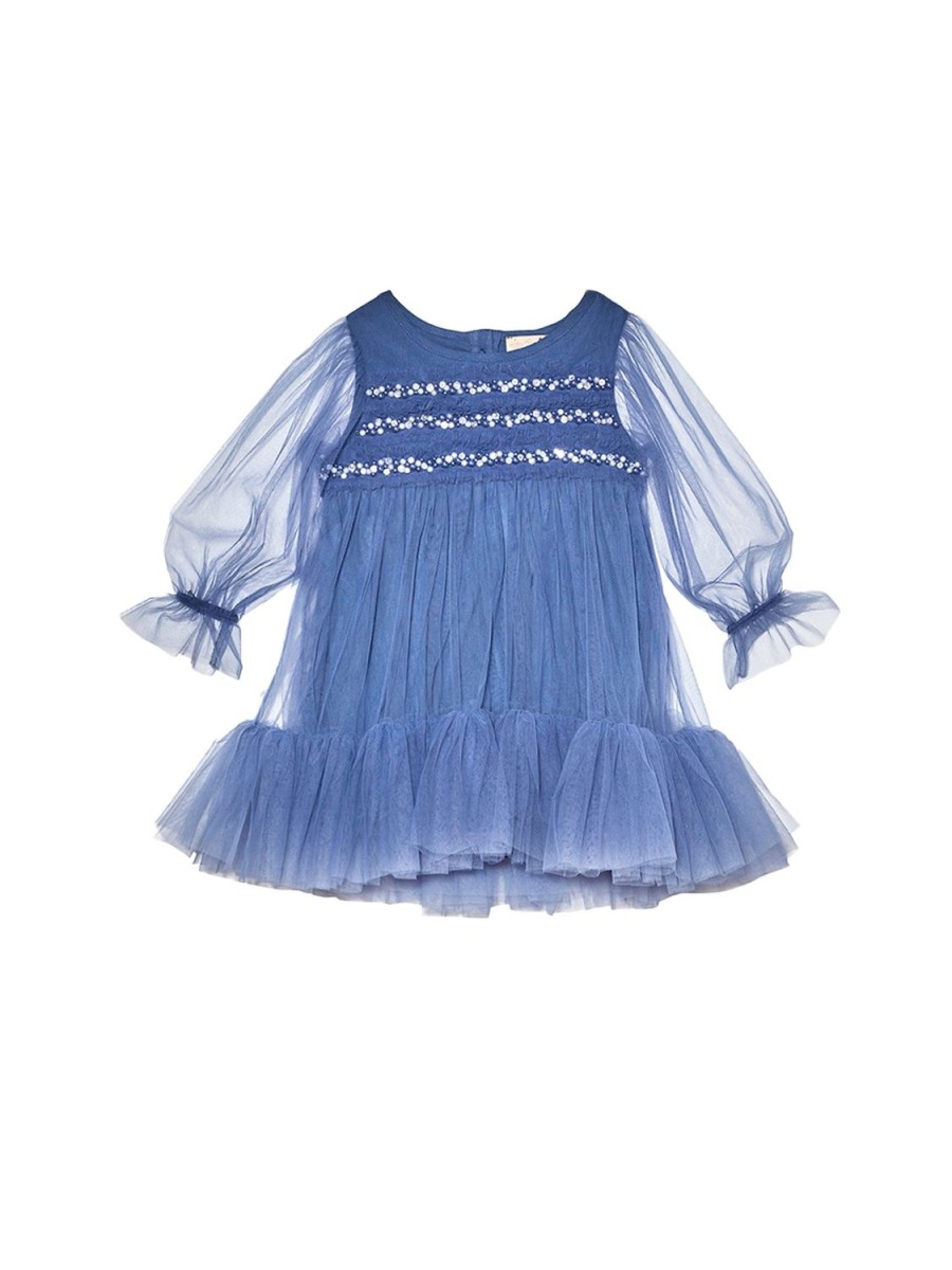 Tutu du Monde Bebe Neva Tulle Dress Indigo Wholesale