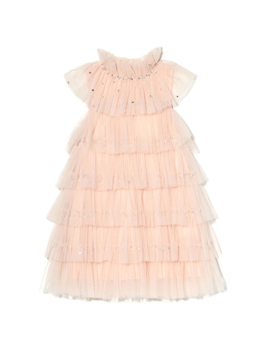 Tutu du Monde Alchemy Tulle Dress Peach Cake Clearance