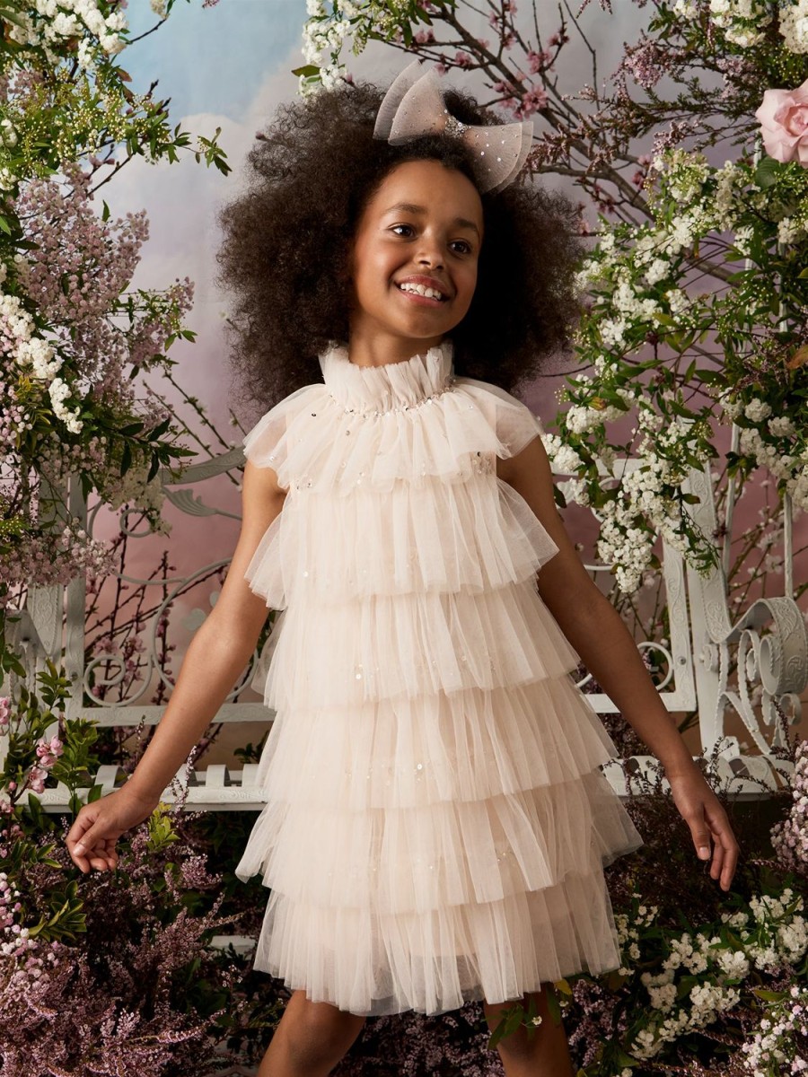 Tutu du Monde Alchemy Tulle Dress Peach Cake Clearance