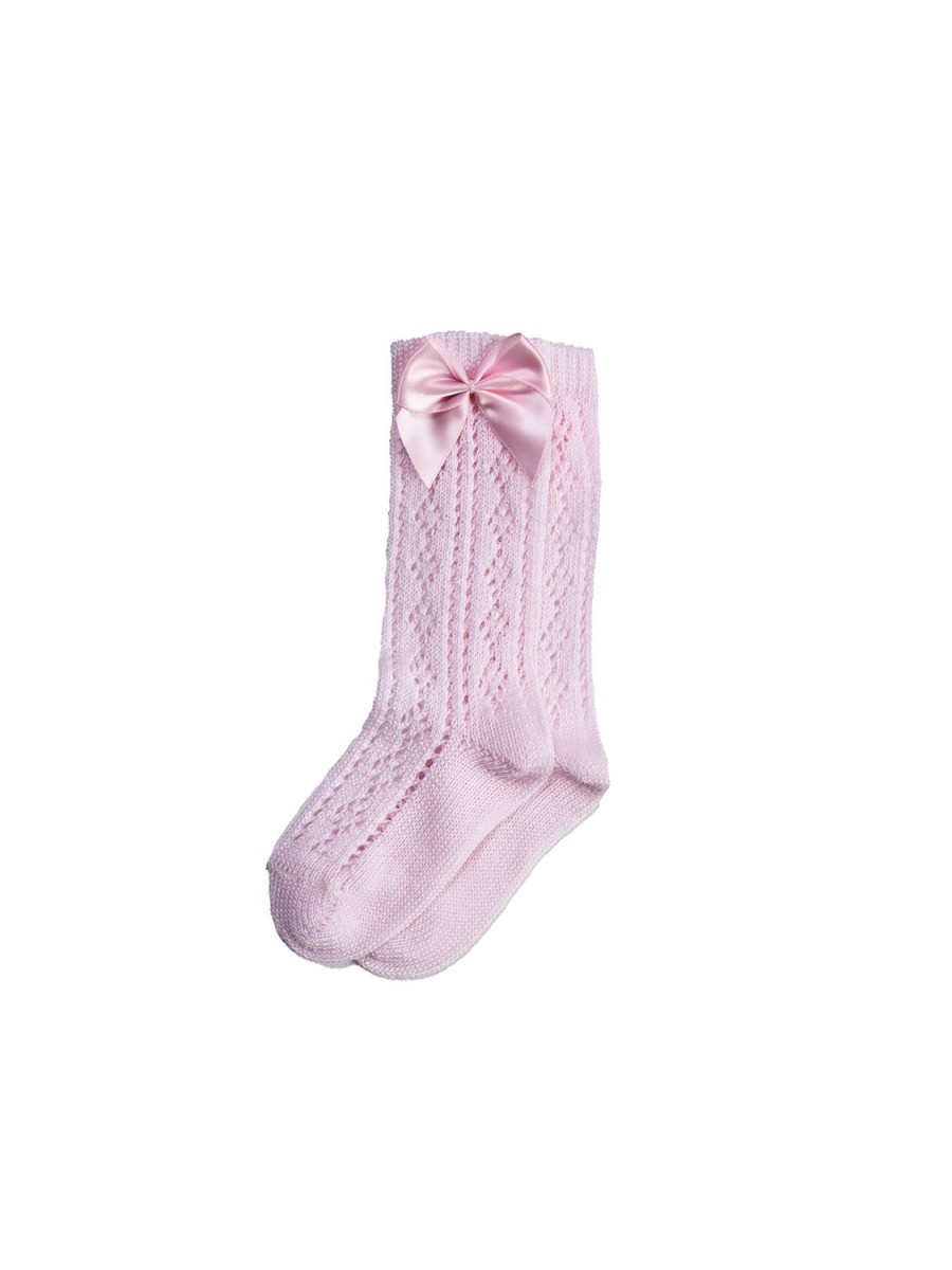 Tutu du Monde Lullabi Knee Socks With Bow Pink Wholesale