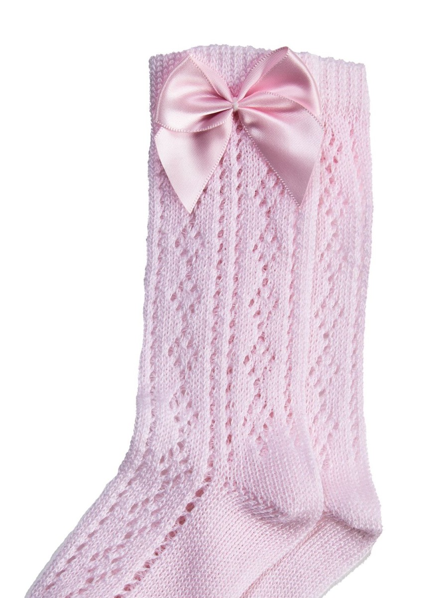 Tutu du Monde Lullabi Knee Socks With Bow Pink Wholesale