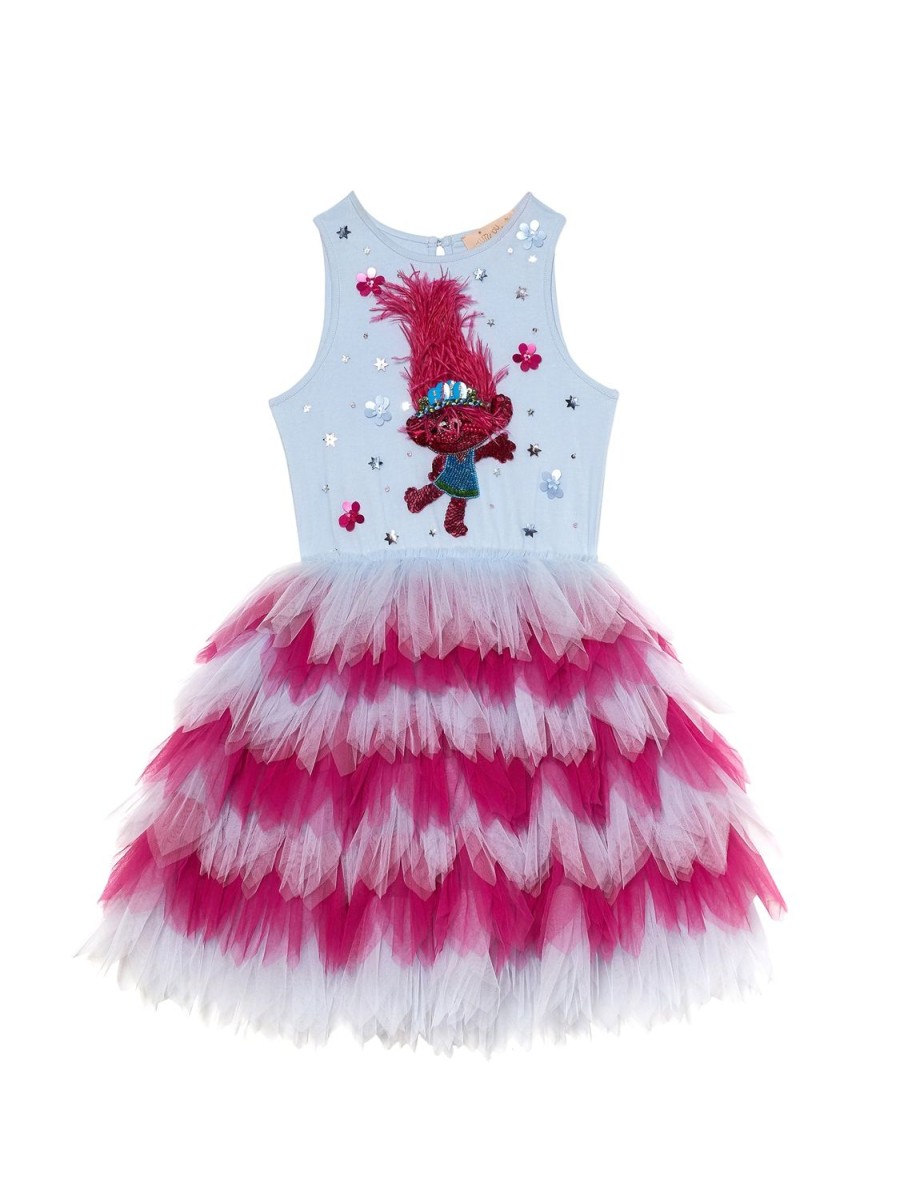 Tutu du Monde Trolls X Tutu Du Monde Poppy Sings Tutu Dress Blue Chill Mix Hot