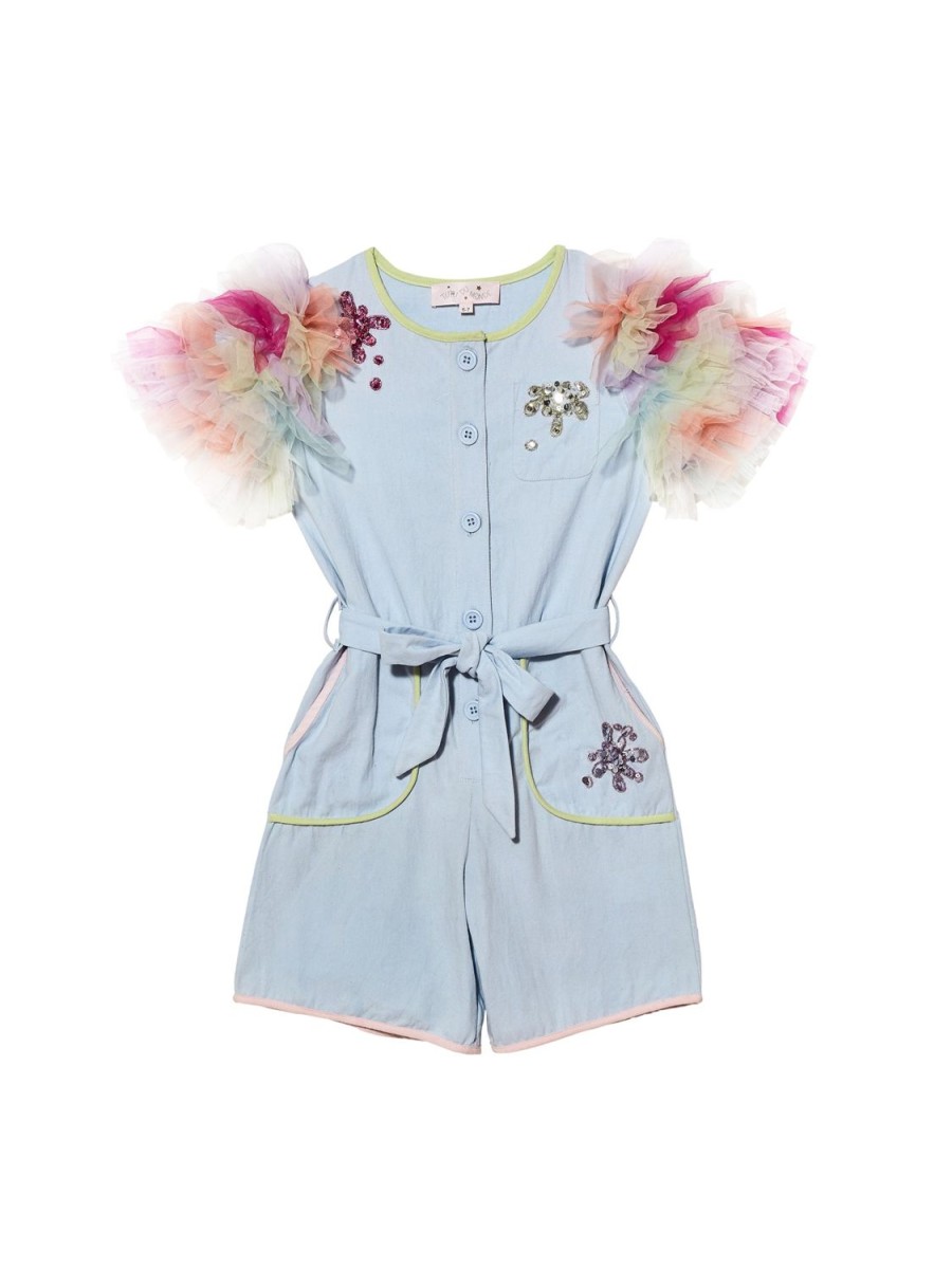 Tutu du Monde Expressionism Onesie Blue Chill Mix Hot