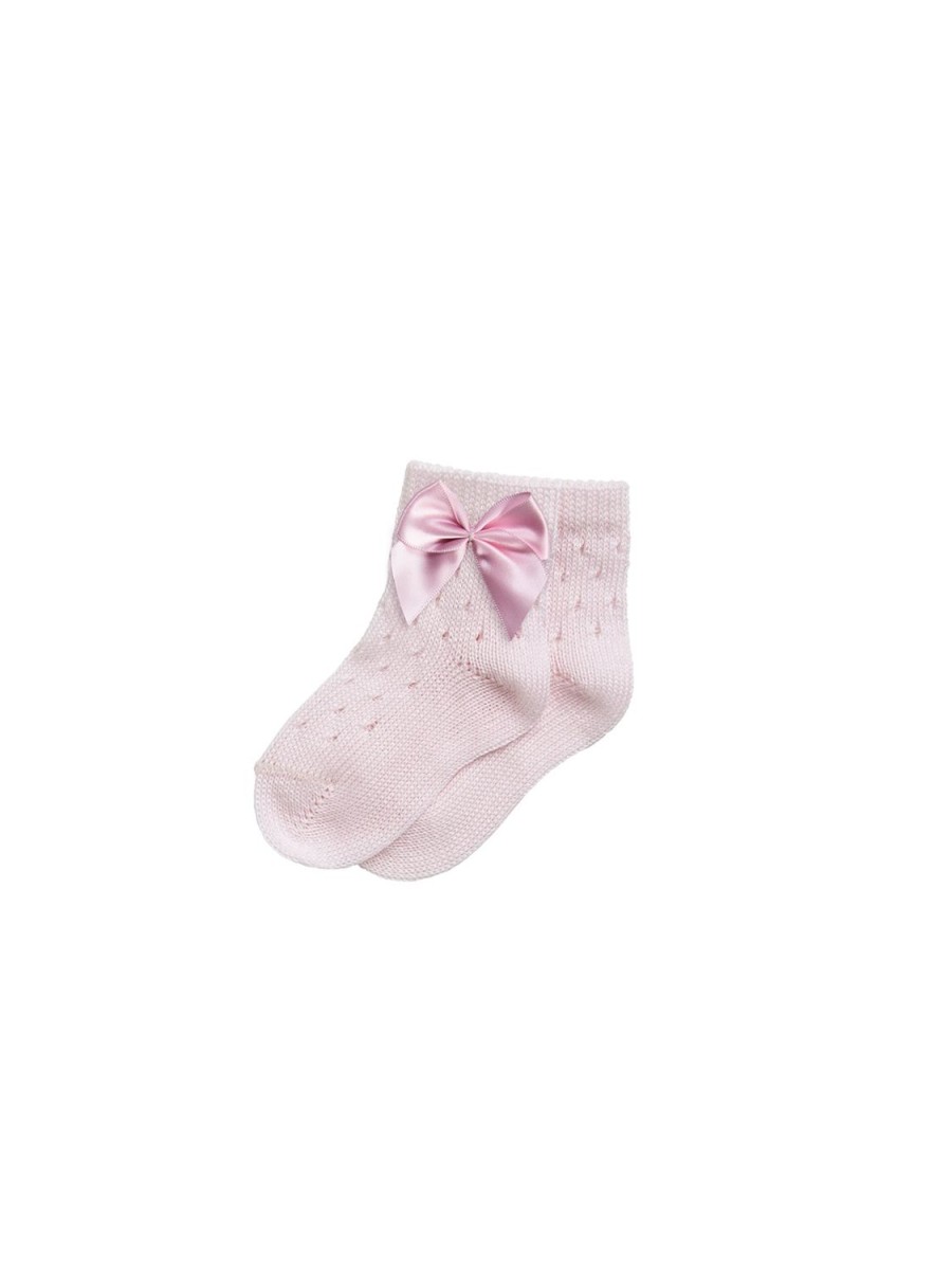 Tutu du Monde Lullabi Ankle Socks With Bow Pink Clearance