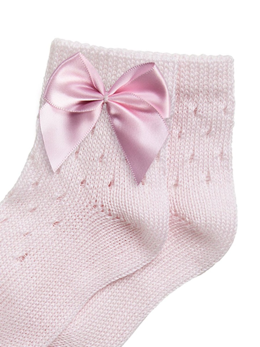 Tutu du Monde Lullabi Ankle Socks With Bow Pink Clearance