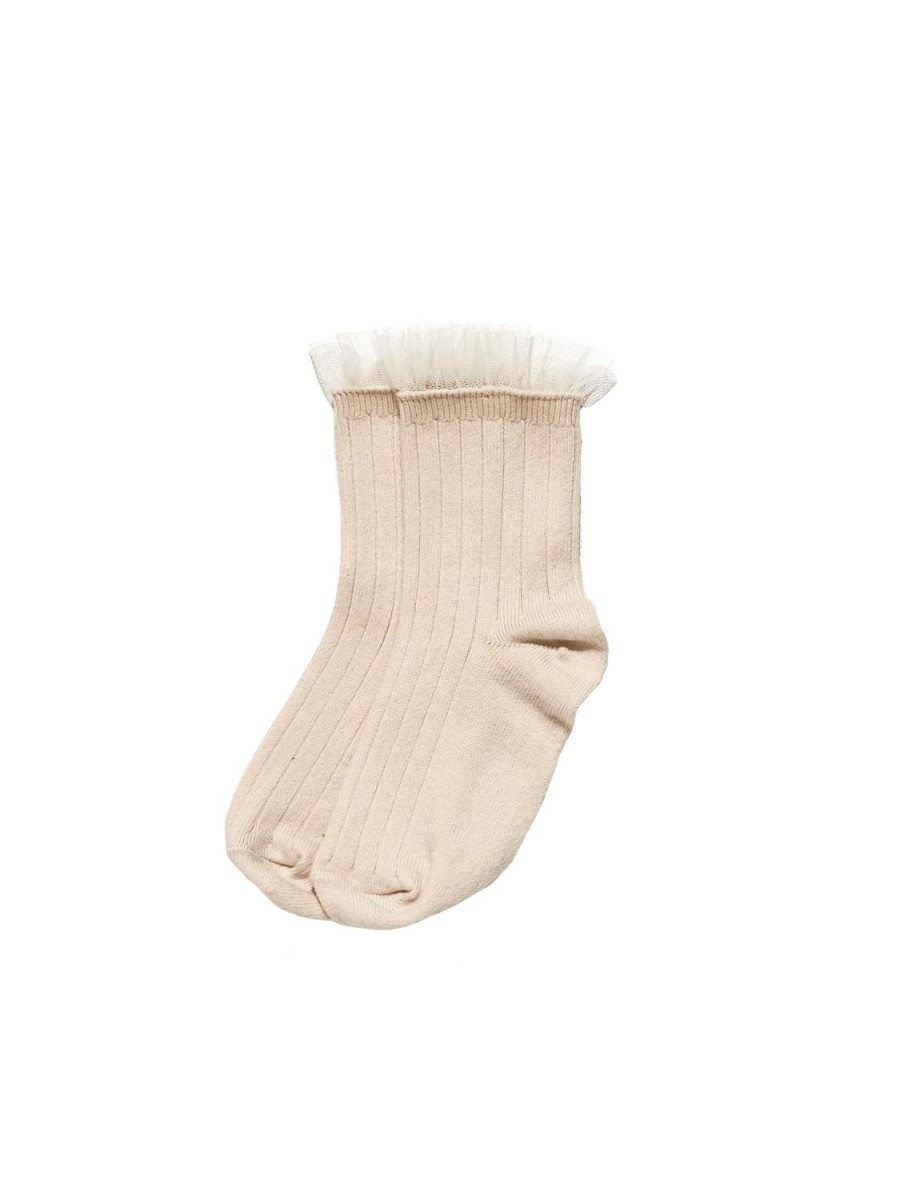 Tutu du Monde Collegien Margaux Tulle Ankle Socks Cream Best