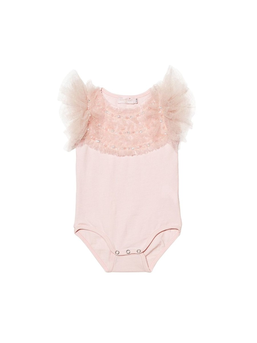 Tutu du Monde Bebe Sketch Onesie Pink Cloud Clearance