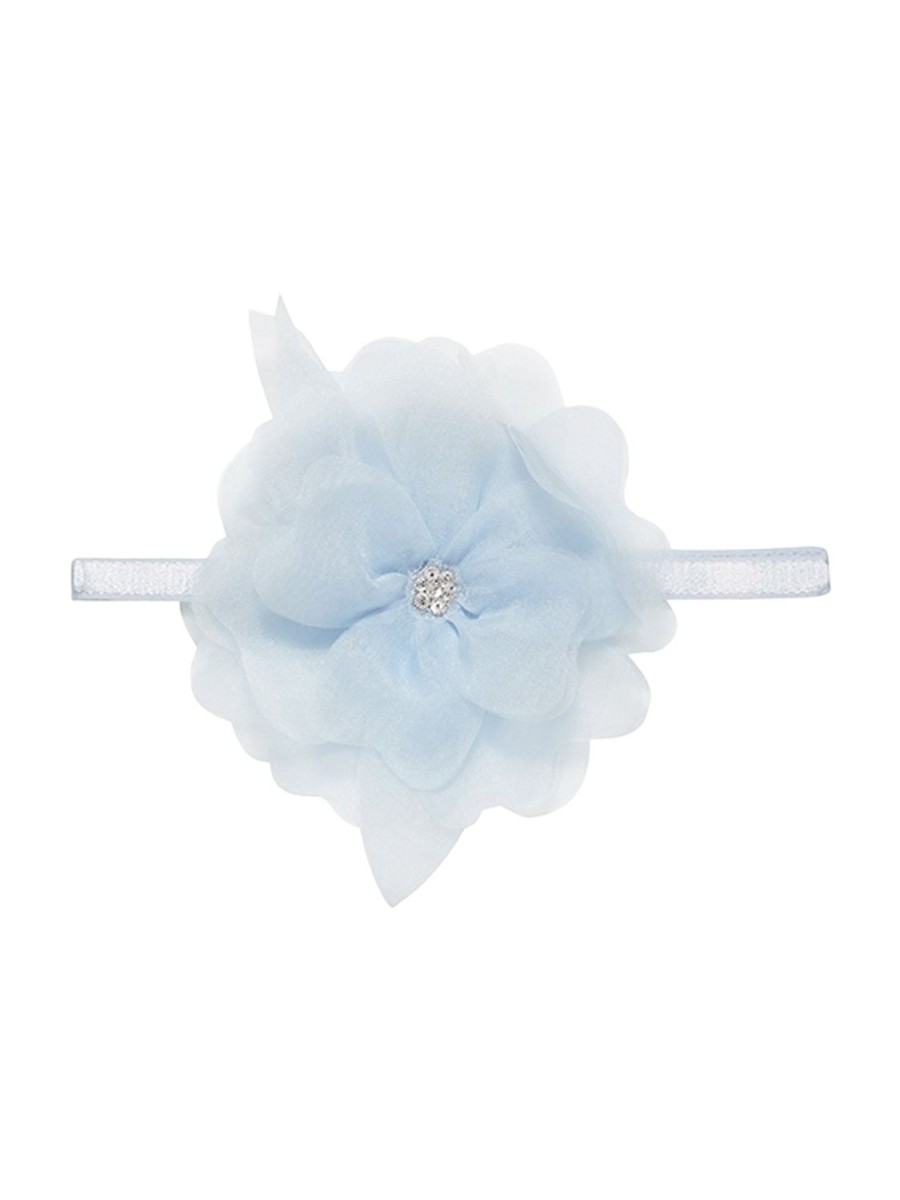 Tutu du Monde Bebe Peony Headband Blue Chill Hot