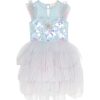 Tutu du Monde Mermaid Magic Tutu Dress Shine Blue Mix New