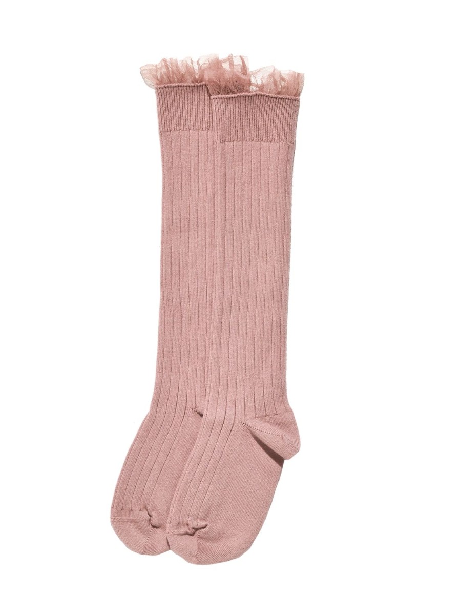 Tutu du Monde Collegien Manon Tulle Knee Socks Rose Best