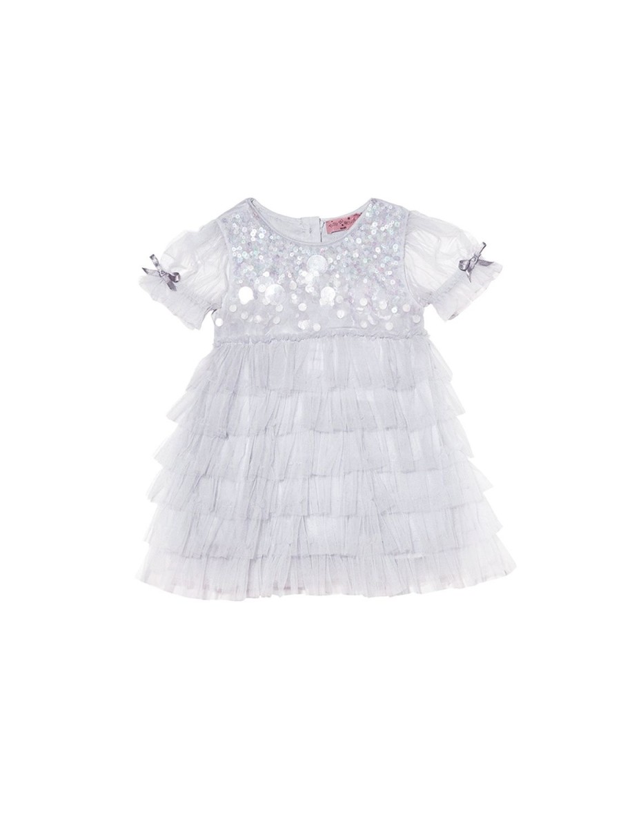 Tutu du Monde Bebe Twinkling Tulle Dress Glimmer Blue Best