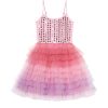 Tutu du Monde Brushwork Tutu Dress Candy Floss Mix New