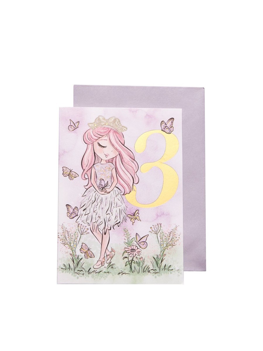 Tutu du Monde 3Rd Birthday Card Butterflies Online