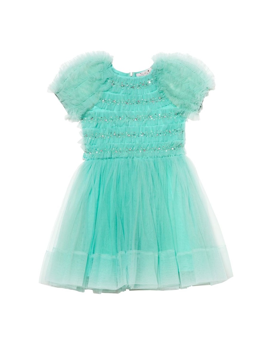 Tutu du Monde Montage Tulle Dress Teal Gloss Best