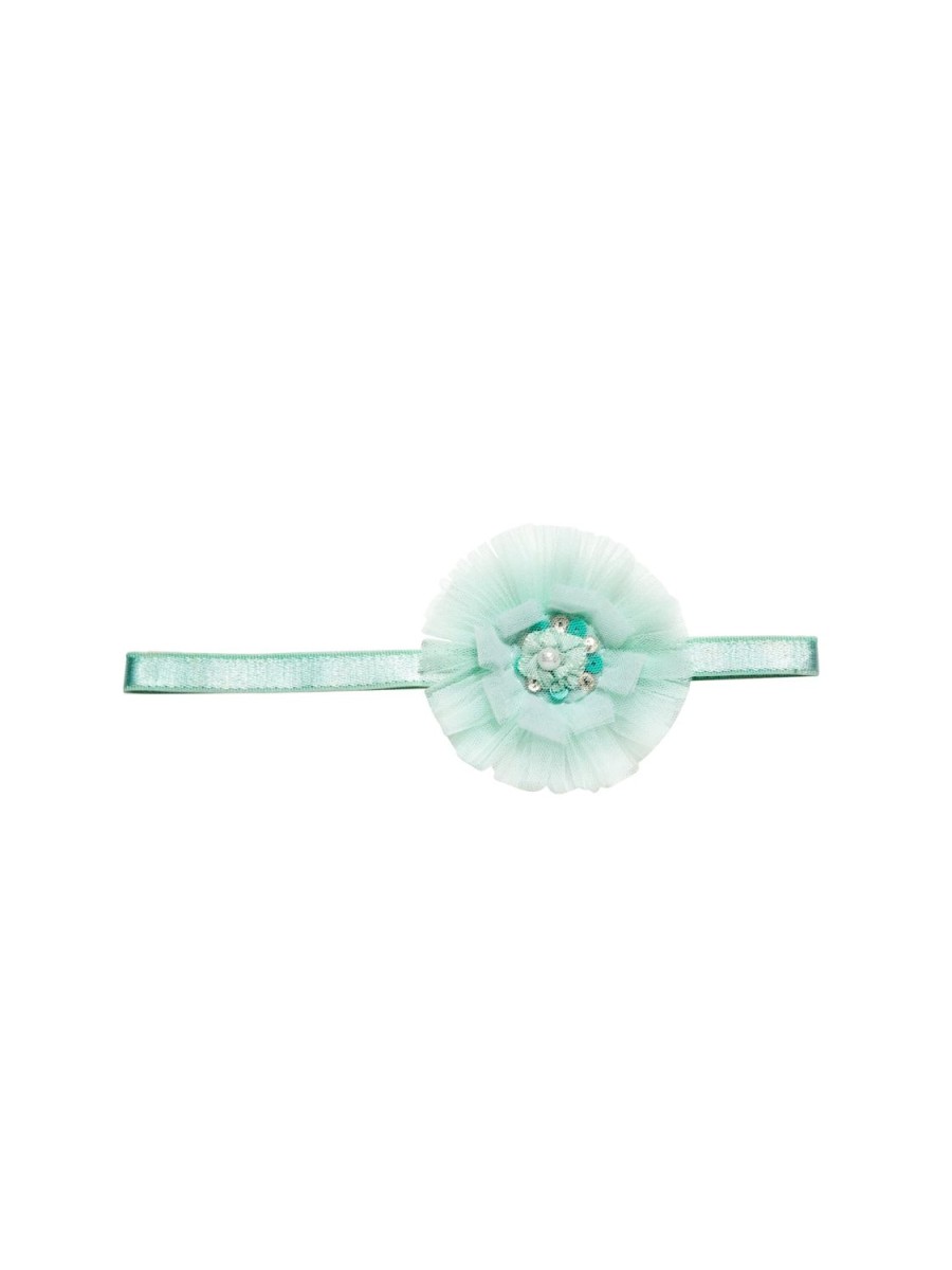 Tutu du Monde Bebe Portrait Headband Teal Gloss Hot