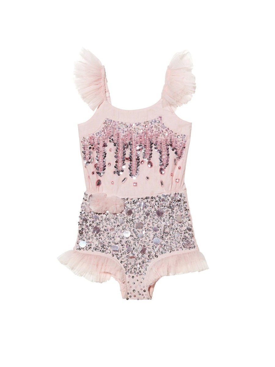 Tutu du Monde Abstract Onesie Pink Cloud Clearance