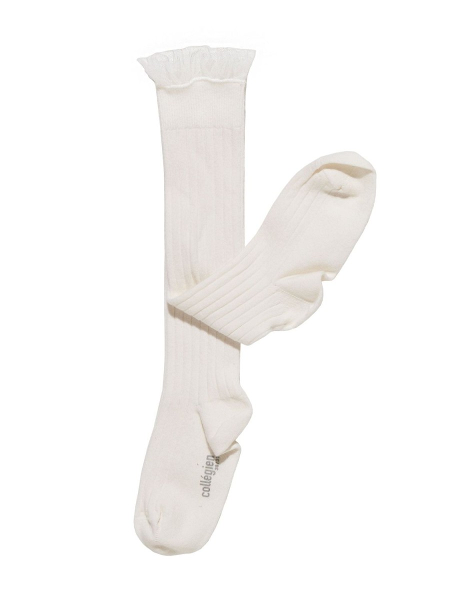 Tutu du Monde Collegien Manon Tulle Knee Socks White Hot