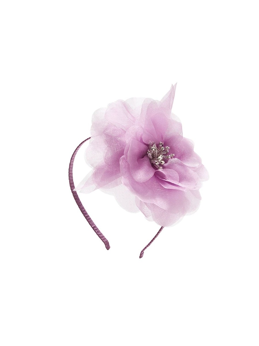 Tutu du Monde Peony Headband Lilac Thistle Hot