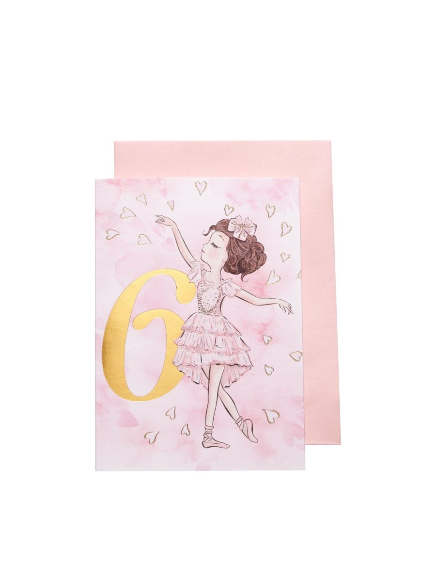 Tutu du Monde 6Th Birthday Card Ballerina New