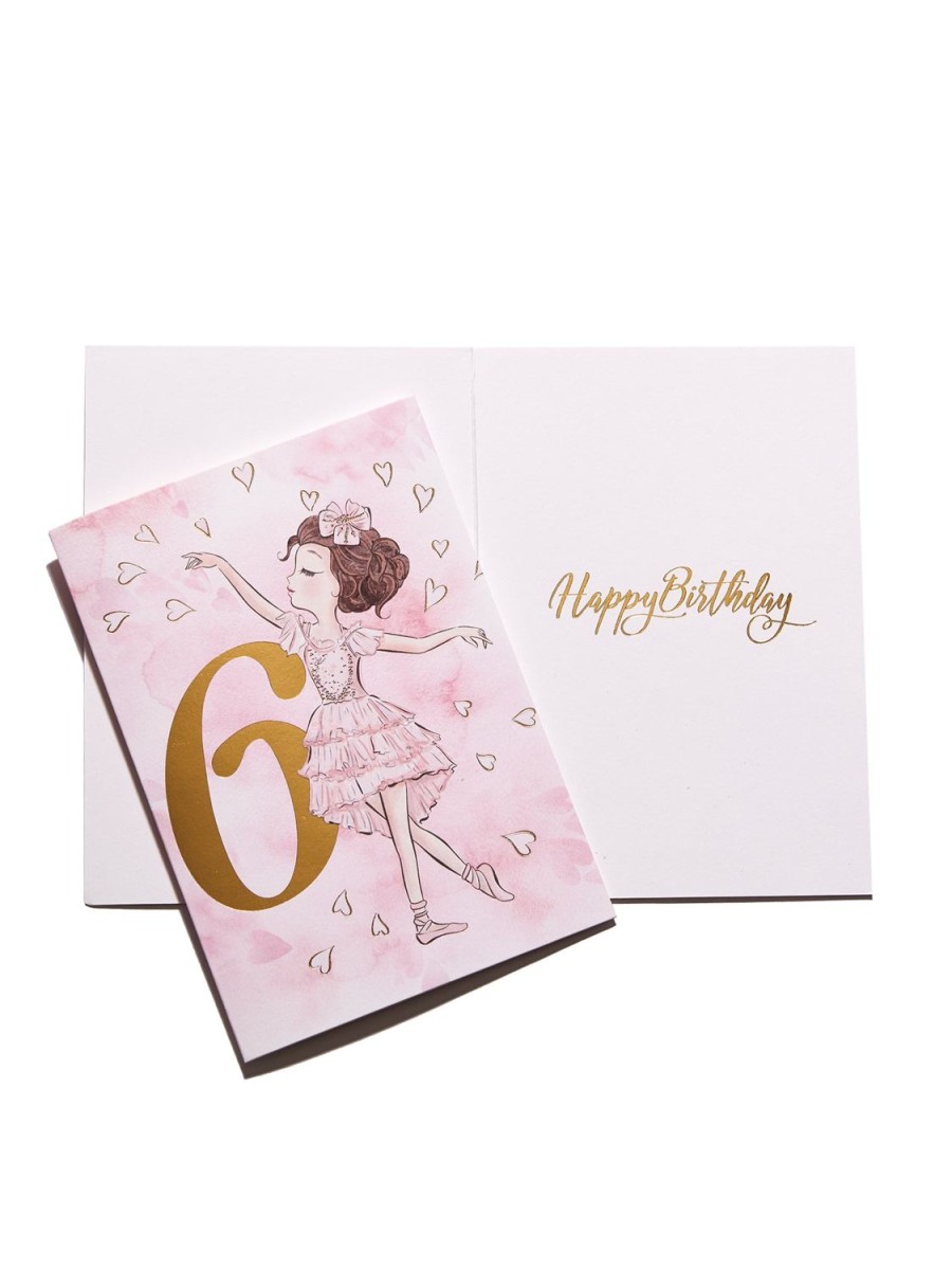 Tutu du Monde 6Th Birthday Card Ballerina New