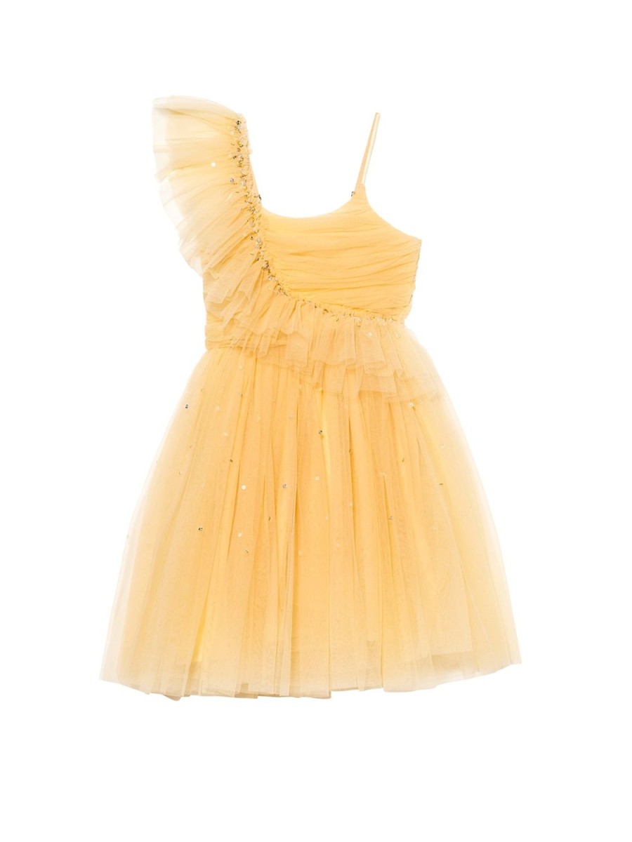 Tutu du Monde Frottage Tulle Dress Wheat Online