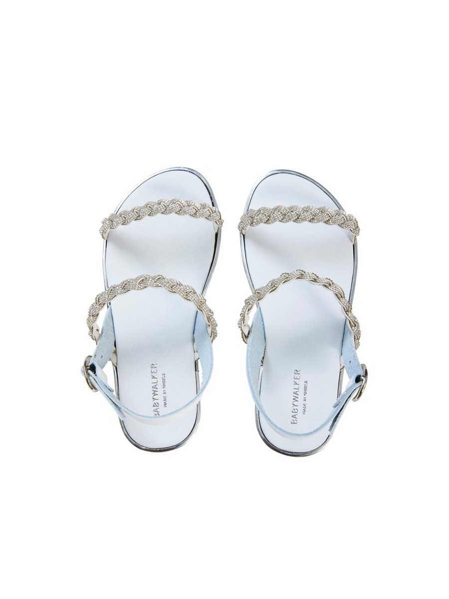 Tutu du Monde Babywalker Crystal Embellished Leather Sandal New