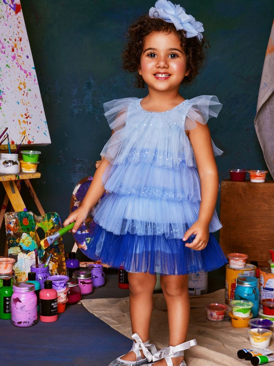 Tutu du Monde Bebe Josette Tulle Dress Starry Night Mix Wholesale